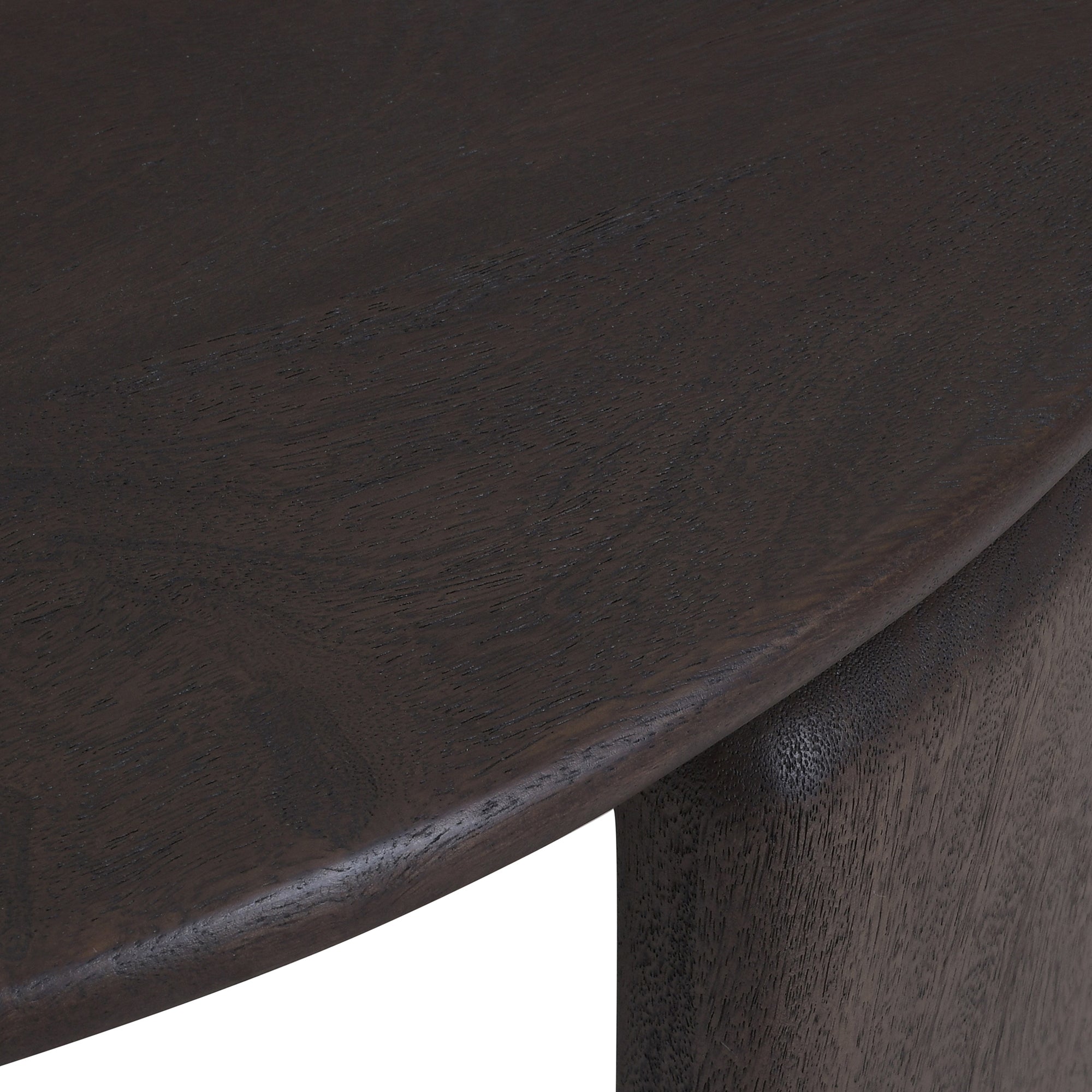 Cabot Coffee Table - Solid Mango Wood Mocha Finish-DECOROLALA