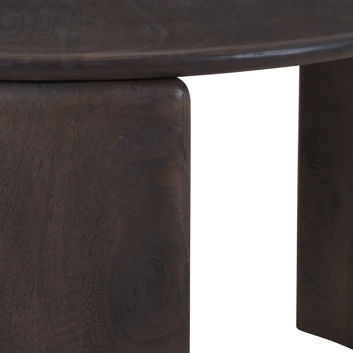 Cabot Coffee Table - Solid Mango Wood Mocha Finish-Coffee Tables-DECOROLALA