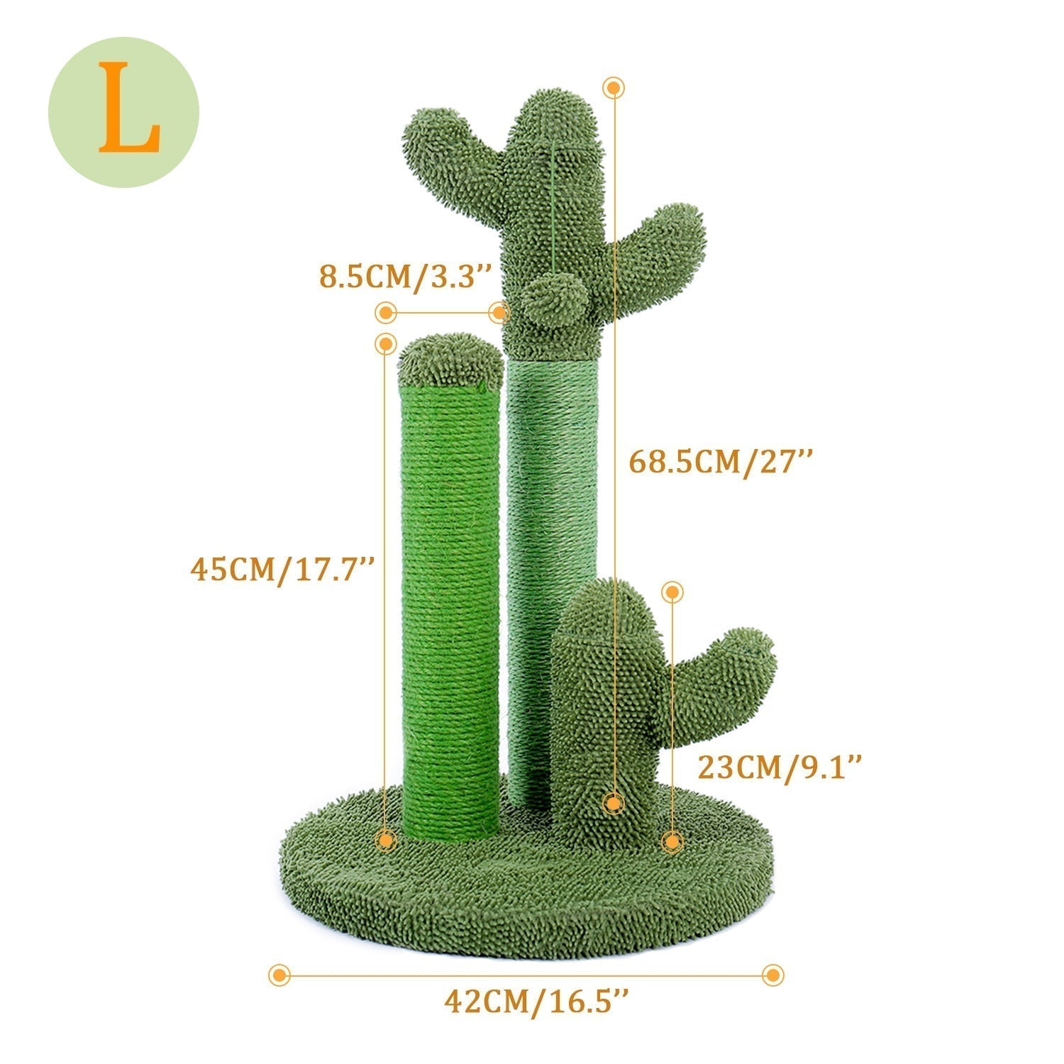 Cactus Cat Tree Toy-Cat Tree & Scratchers-DECOROLALA
