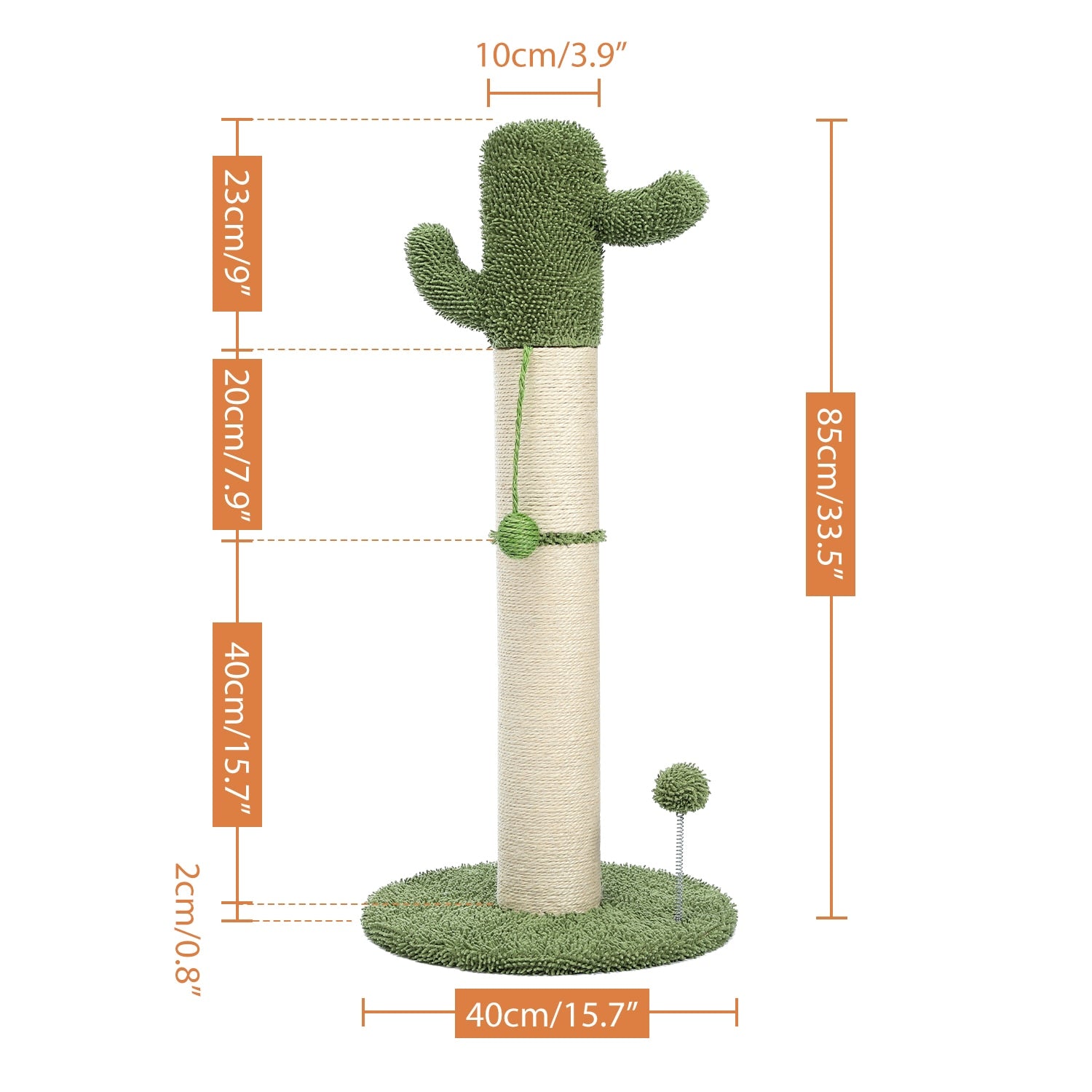 Cactus Cat Tree Toy-Cat Tree & Scratchers-DECOROLALA