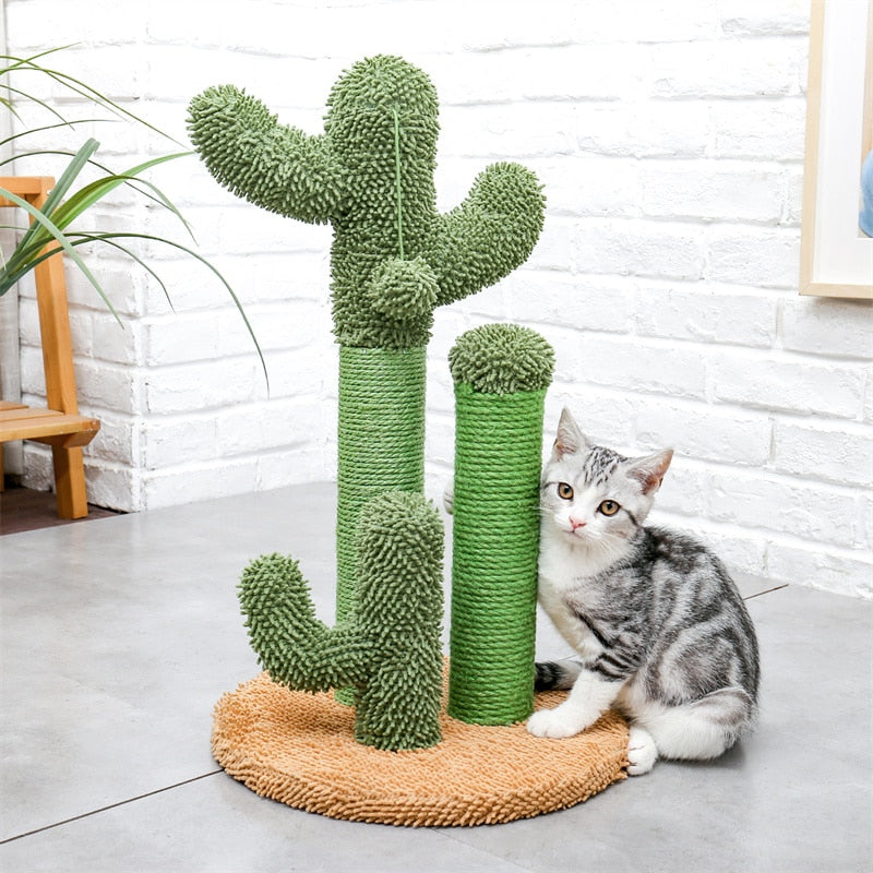Cactus Cat Tree Toy-Cat Tree & Scratchers-DECOROLALA