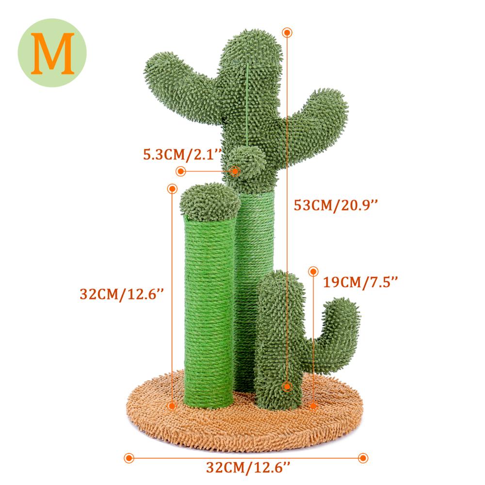 Cactus Cat Tree Toy-Cat Tree & Scratchers-DECOROLALA