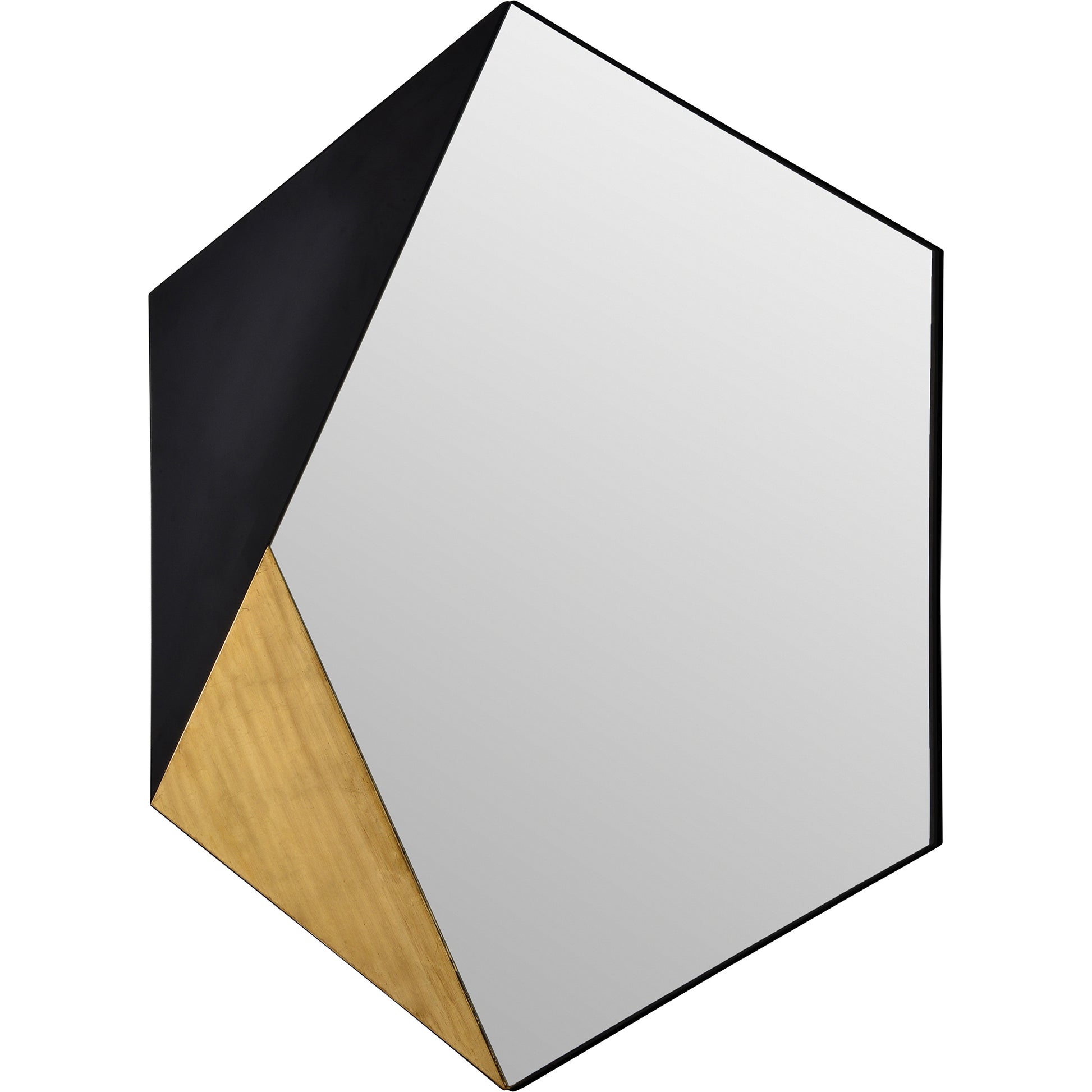 Cad 40" Tall Hexagon Wall Mirror-Mirror-DECOROLALA