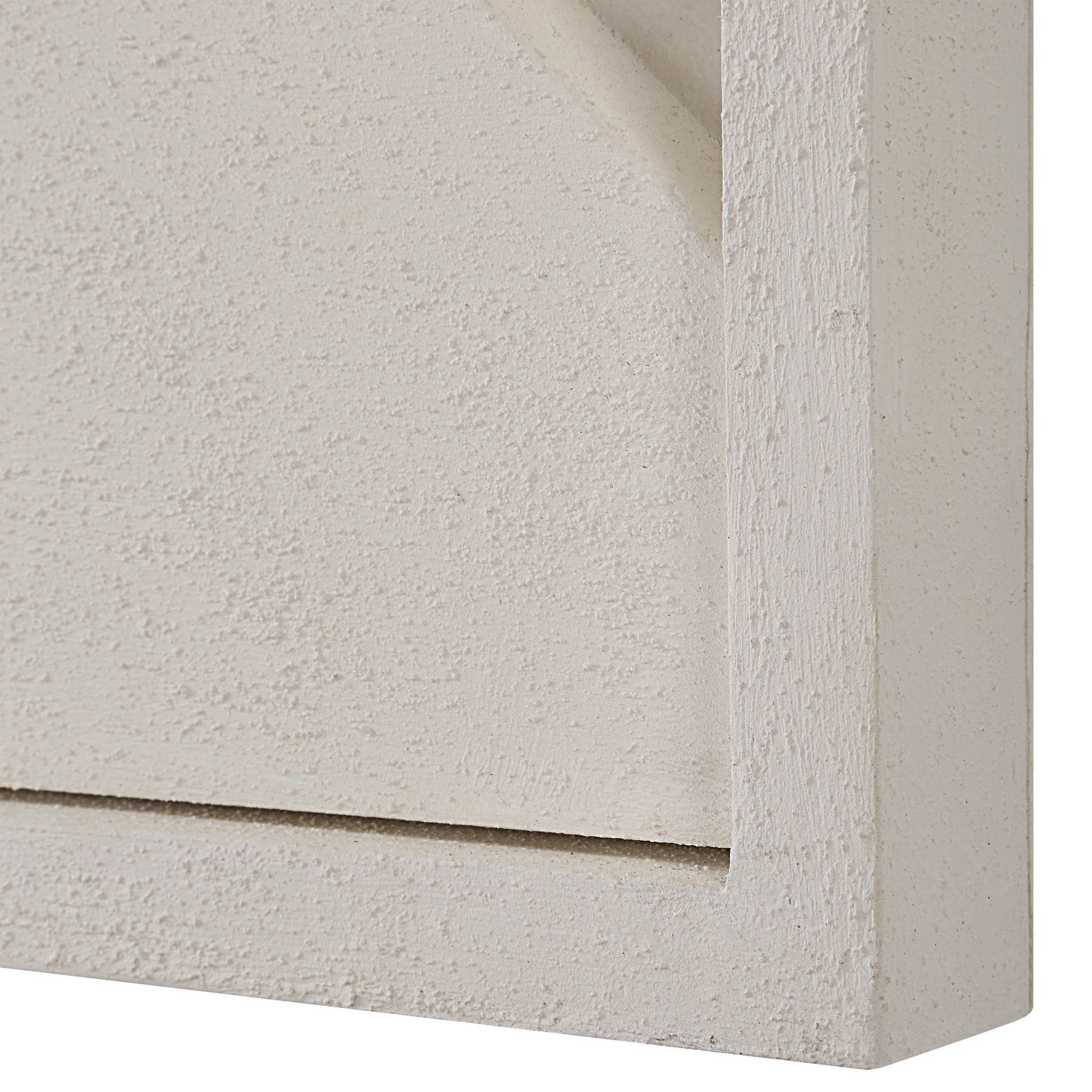 Cadieux 30" Wide Wall Decor, Matte White-Wall Art-DECOROLALA