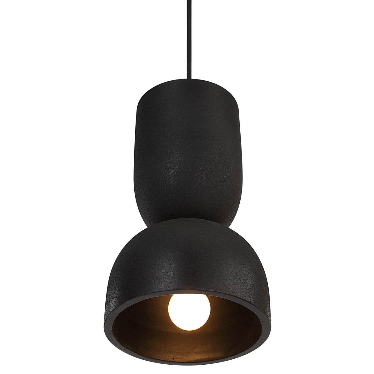 Caen 121.75" Height Ceiling Fixture, Black-Ceiling Light Fixtures-DECOROLALA