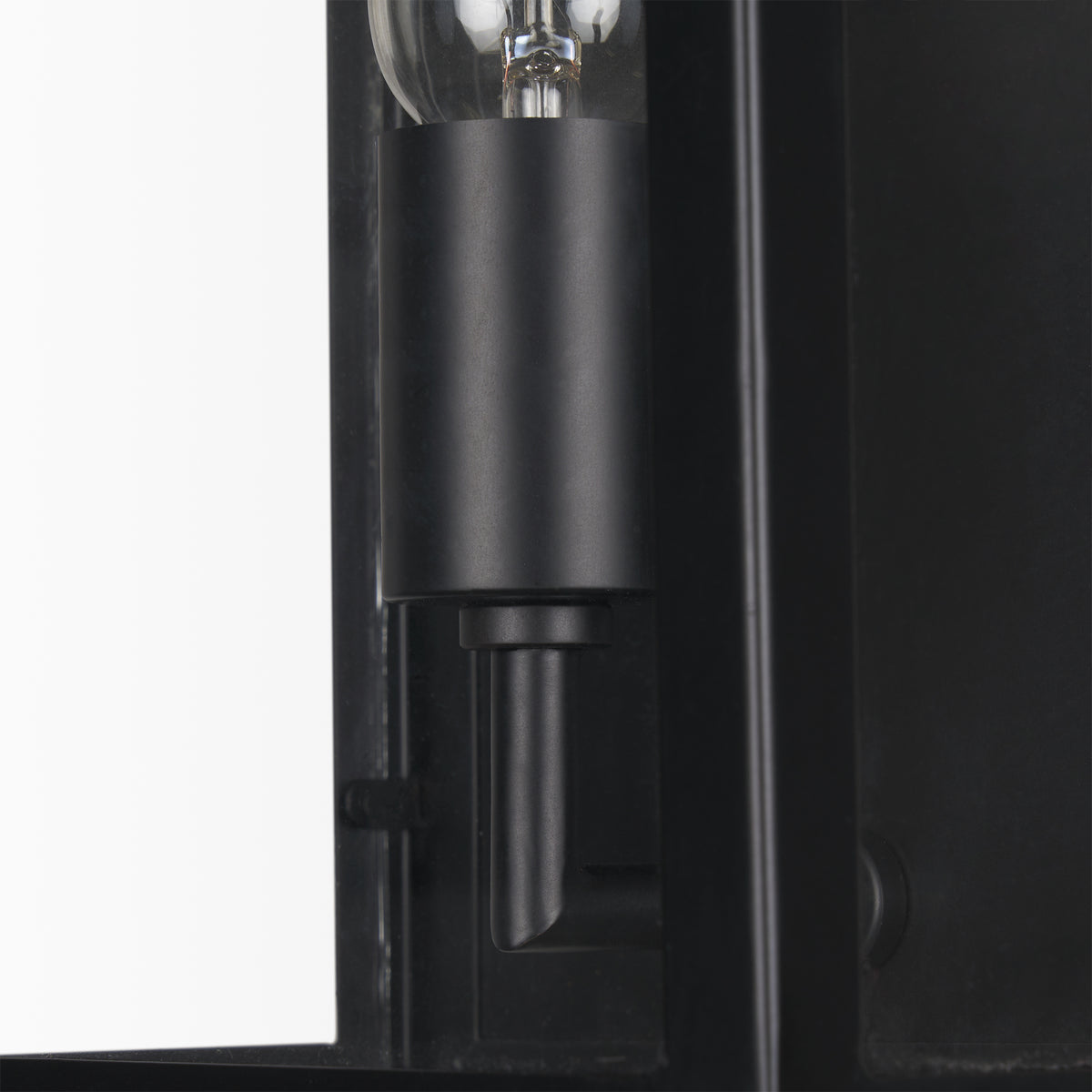 Cairn Brushed Metal w/ Glass 1-Light Wall Sconce-Wall Sconces-DECOROLALA