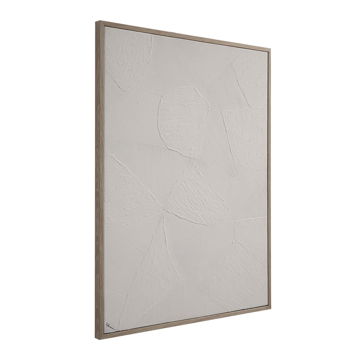 Cairns 48" Wide Canvas Art, White-Canvas Prints-DECOROLALA