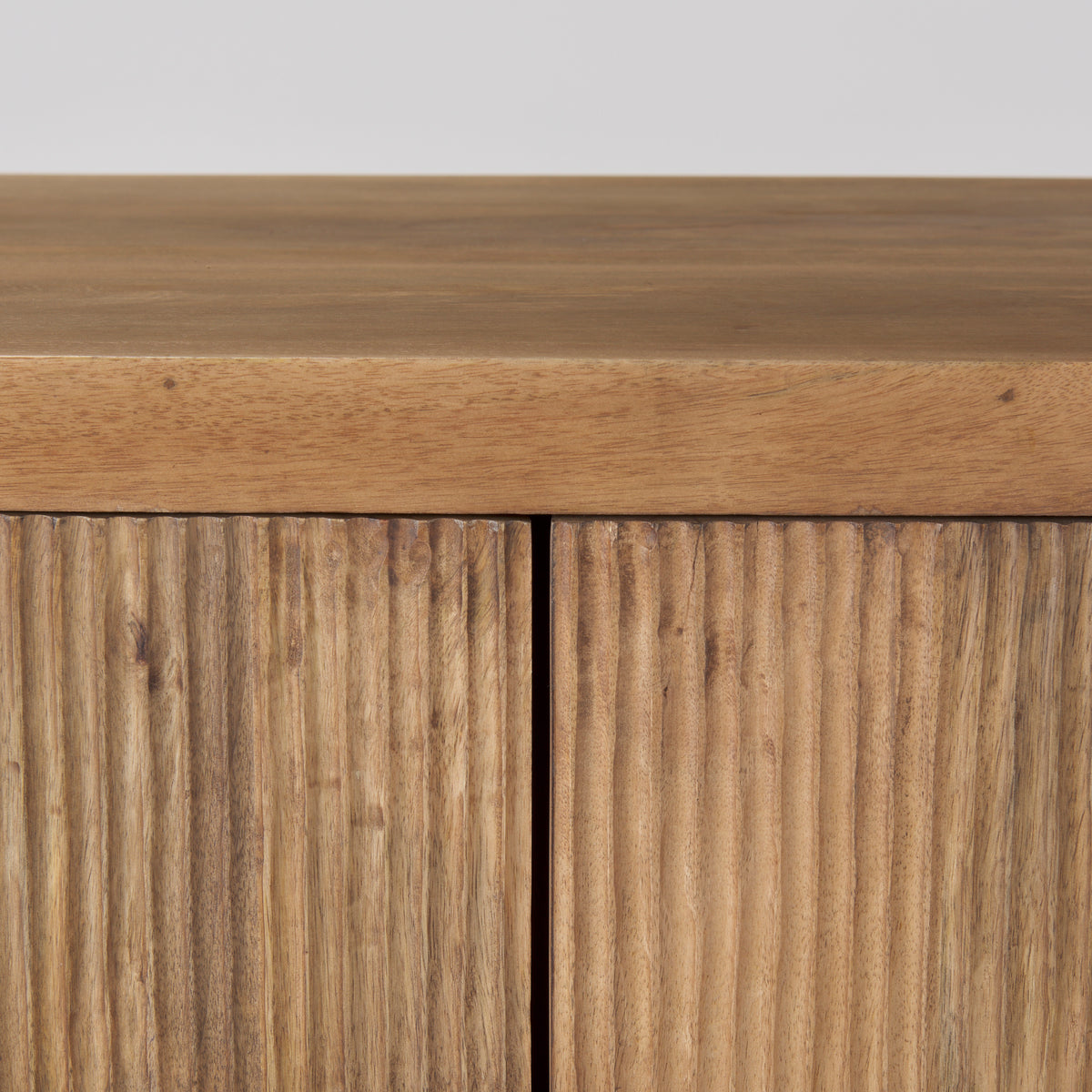 Cairo 2 Door Wood and Metal Cabinet - Light Brown-Accent Cabinets & Chests-DECOROLALA