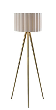 Caldwell Floor Lamp 61" Antique Brass-Lighting-DECOROLALA