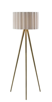 Caldwell Floor Lamp- Antique Brass-Lighting-DECOROLALA