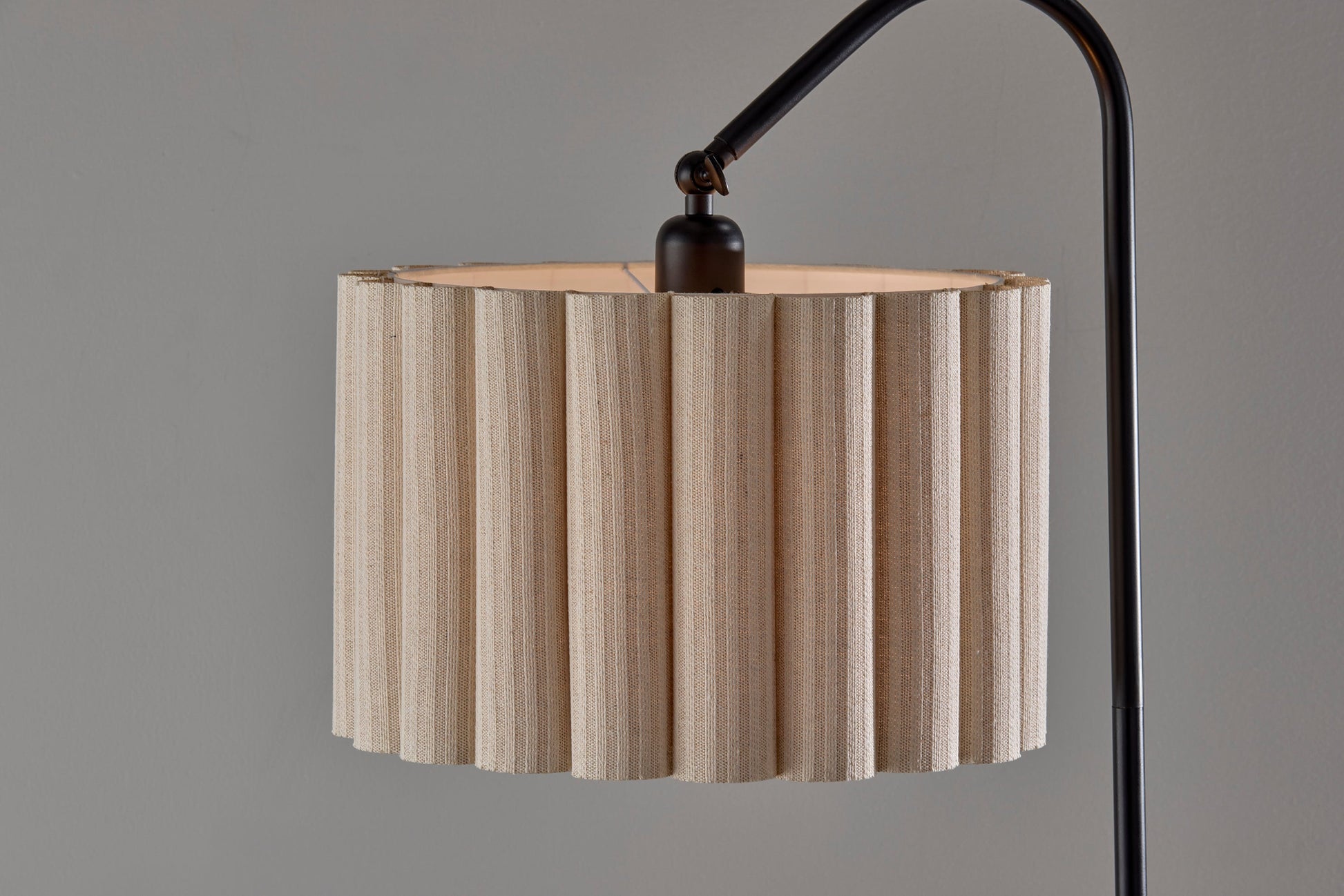 Caldwell Shelf Floor Lamp- Black-Lighting-DECOROLALA