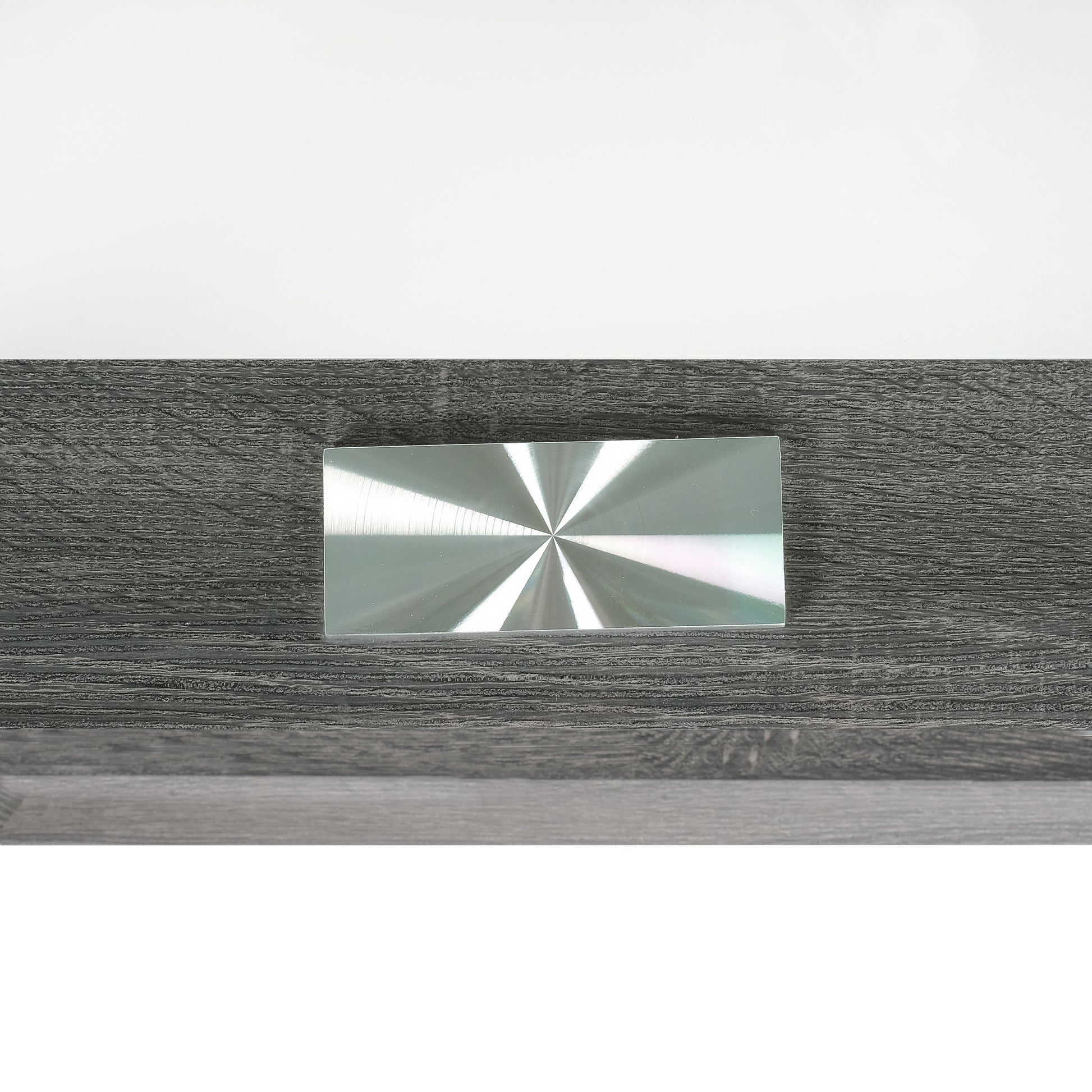 Caleb End Table with Glass Shelf-End Table-DECOROLALA