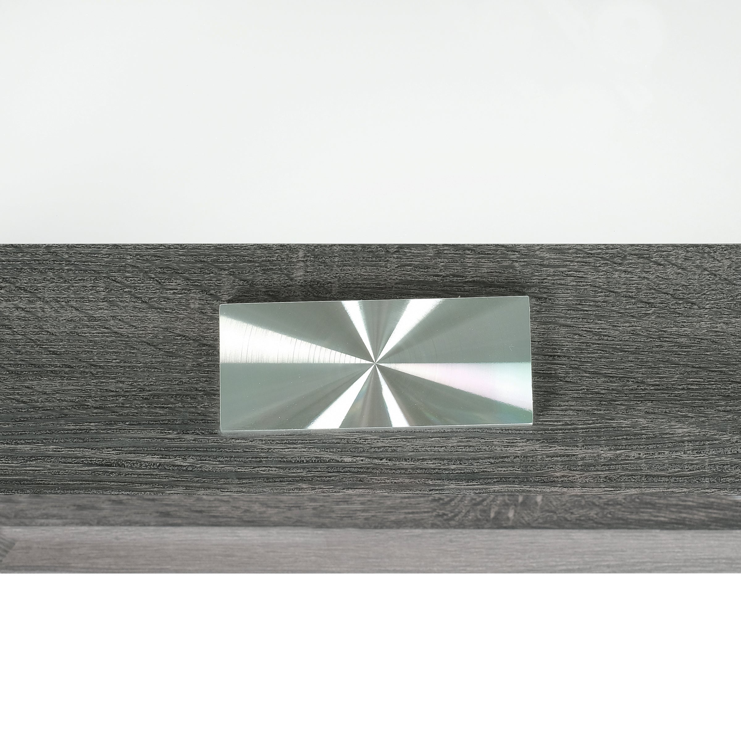 Caleb End Table with Glass Shelf-End Table-DECOROLALA