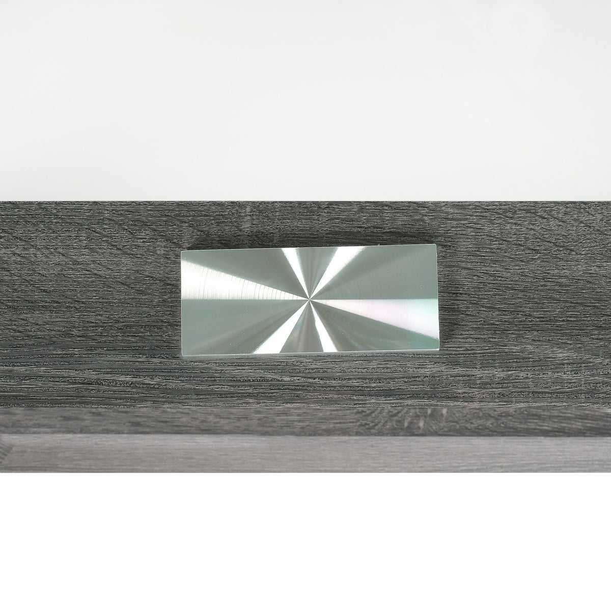 Caleb End Table with Glass Shelf-End Tables-DECOROLALA