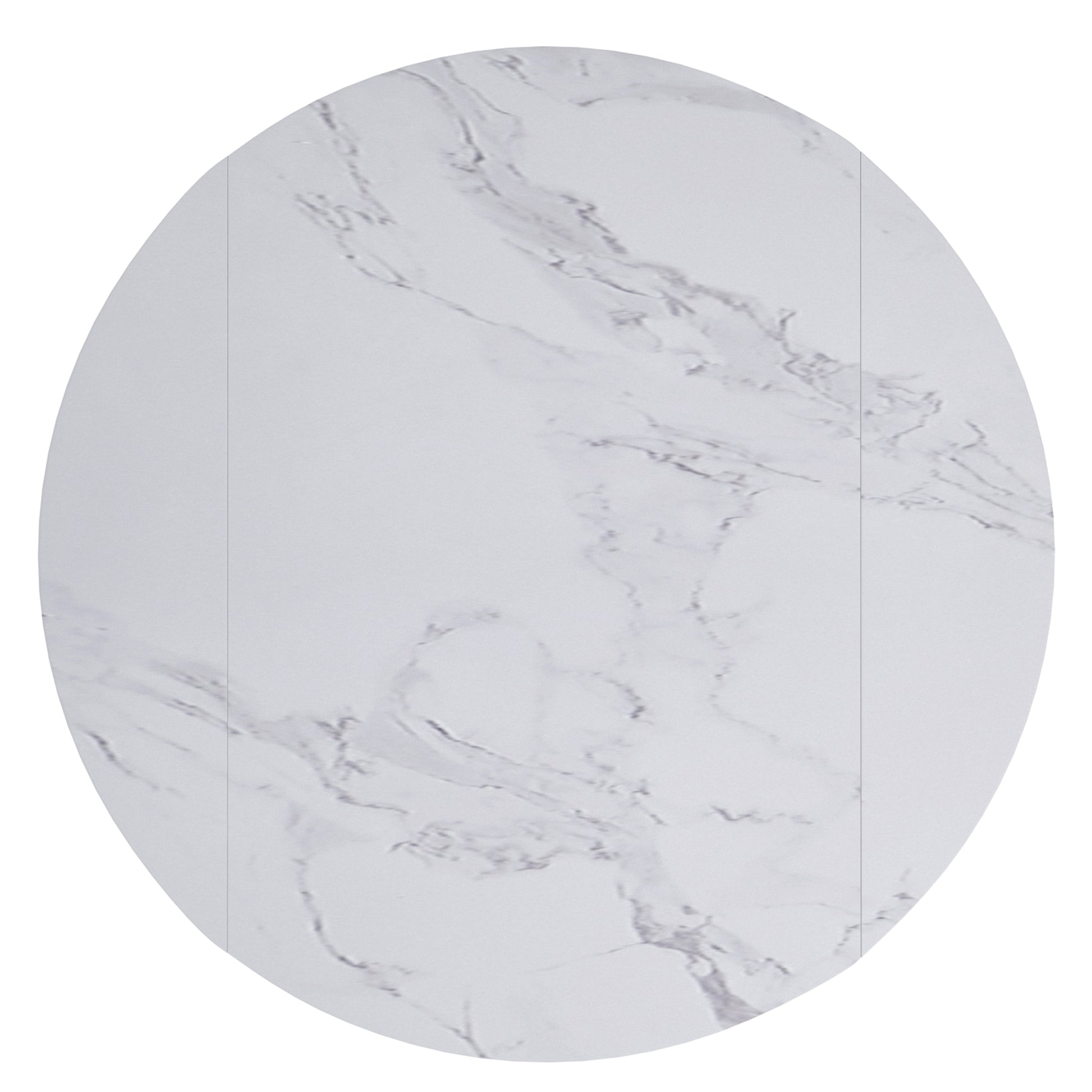 Calisto Extension Dining Table - White Marble Sintered Stone-DECOROLALA