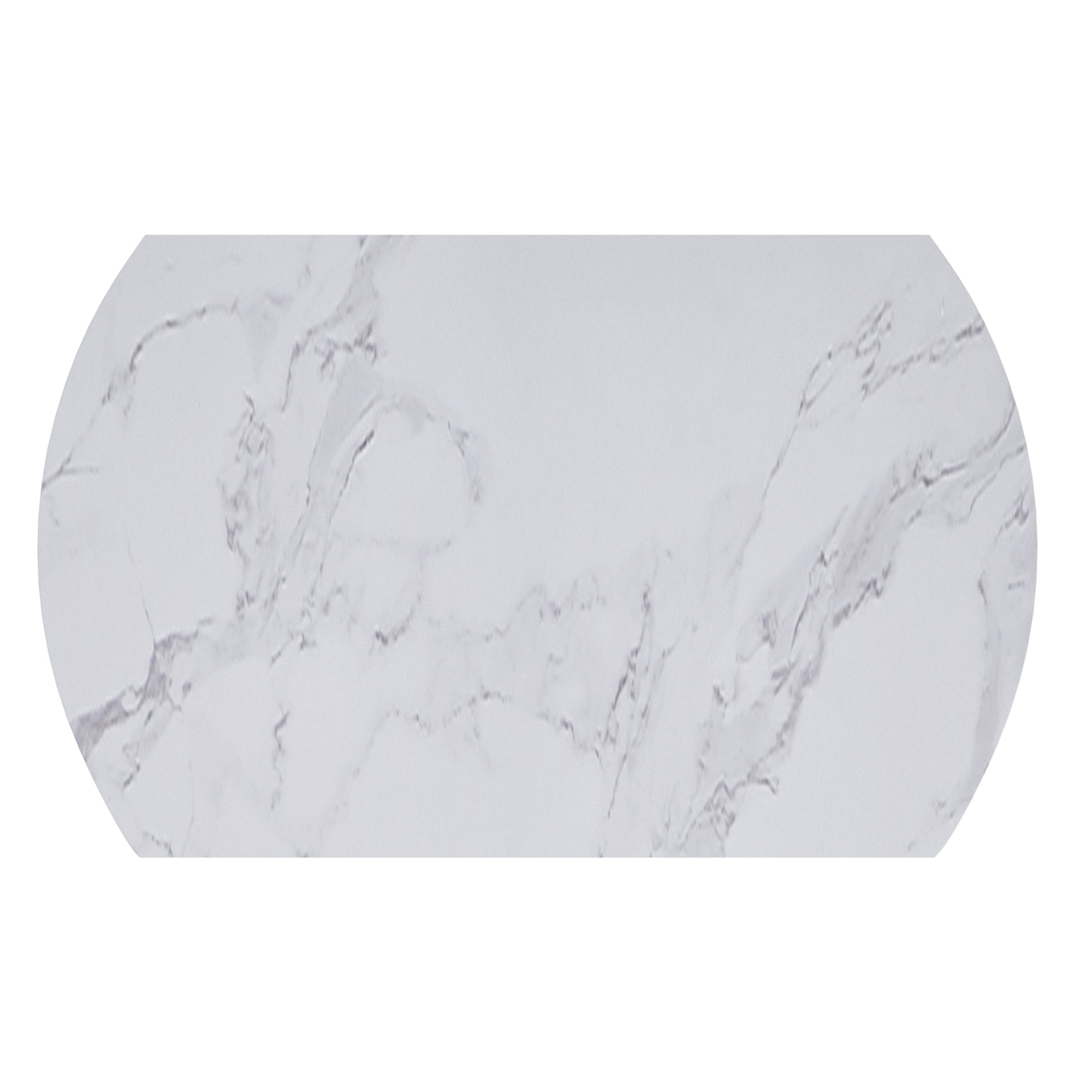 Calisto Extension Dining Table - White Marble Sintered Stone-DECOROLALA