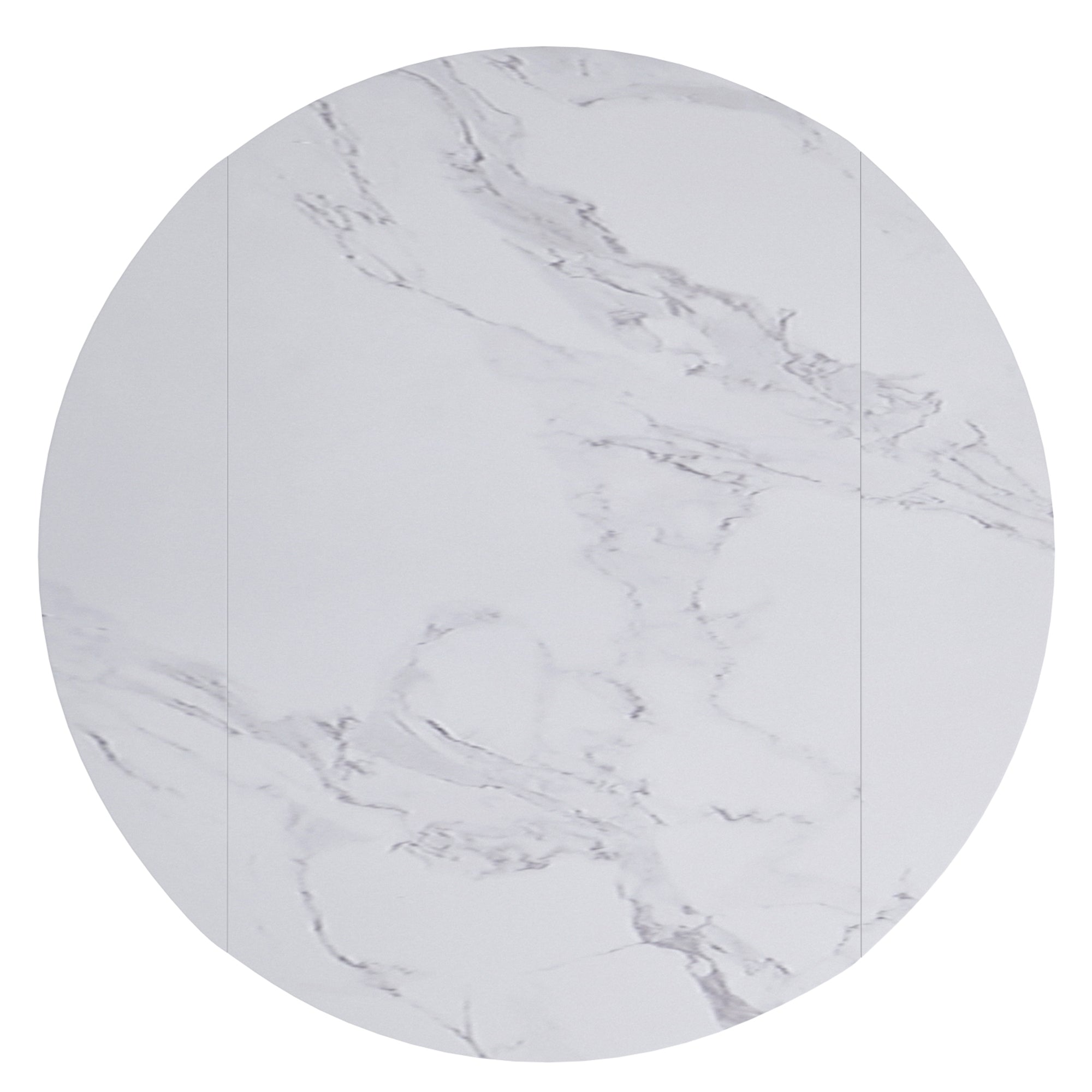 Calisto Scarlet 5-Piece Dining Set - Round Sintered Stone Table-DECOROLALA