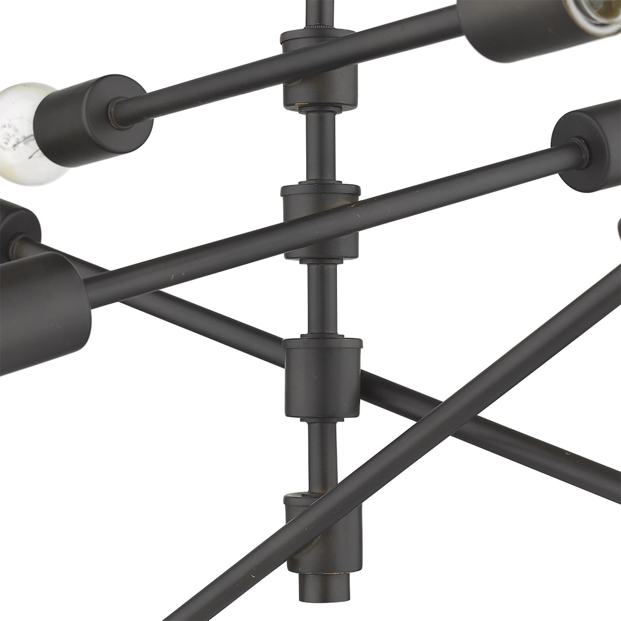 Calix 8-Light Oil-Rubbed Bronze Pendant-Pendants-Hanging Lights-DECOROLALA