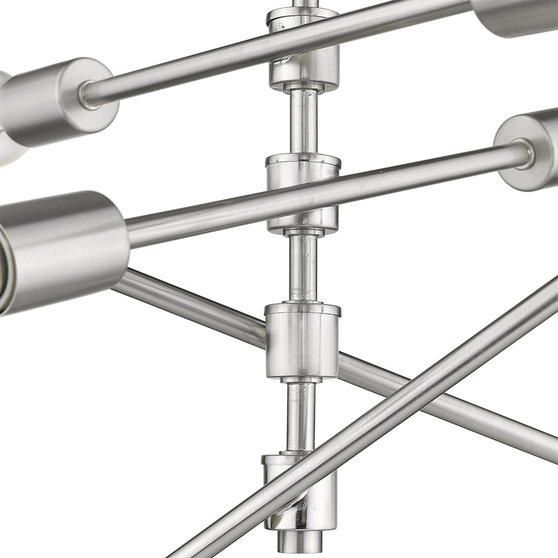 Calix 8-Light Satin Nickel Pendant-Pendants-Hanging Lights-DECOROLALA