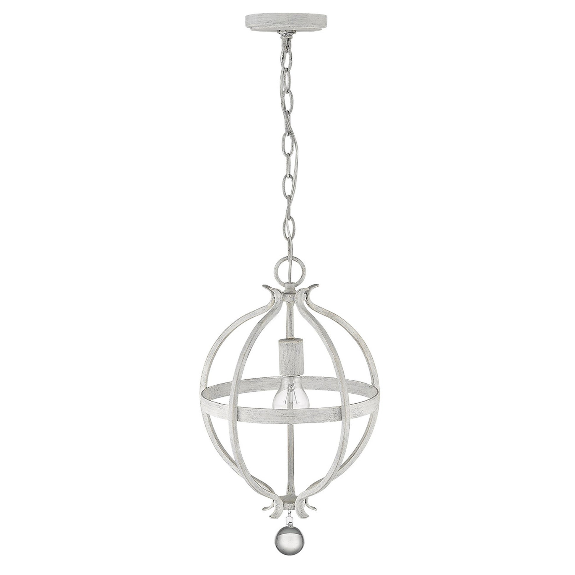 Callie 1-Light Country White Pendant-Pendants-Hanging Lights-DECOROLALA