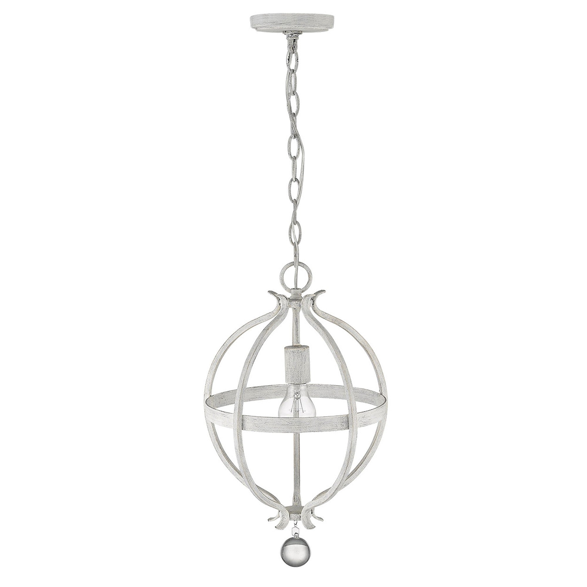 Callie 1-Light Country White Pendant-Pendants-Hanging Lights-DECOROLALA