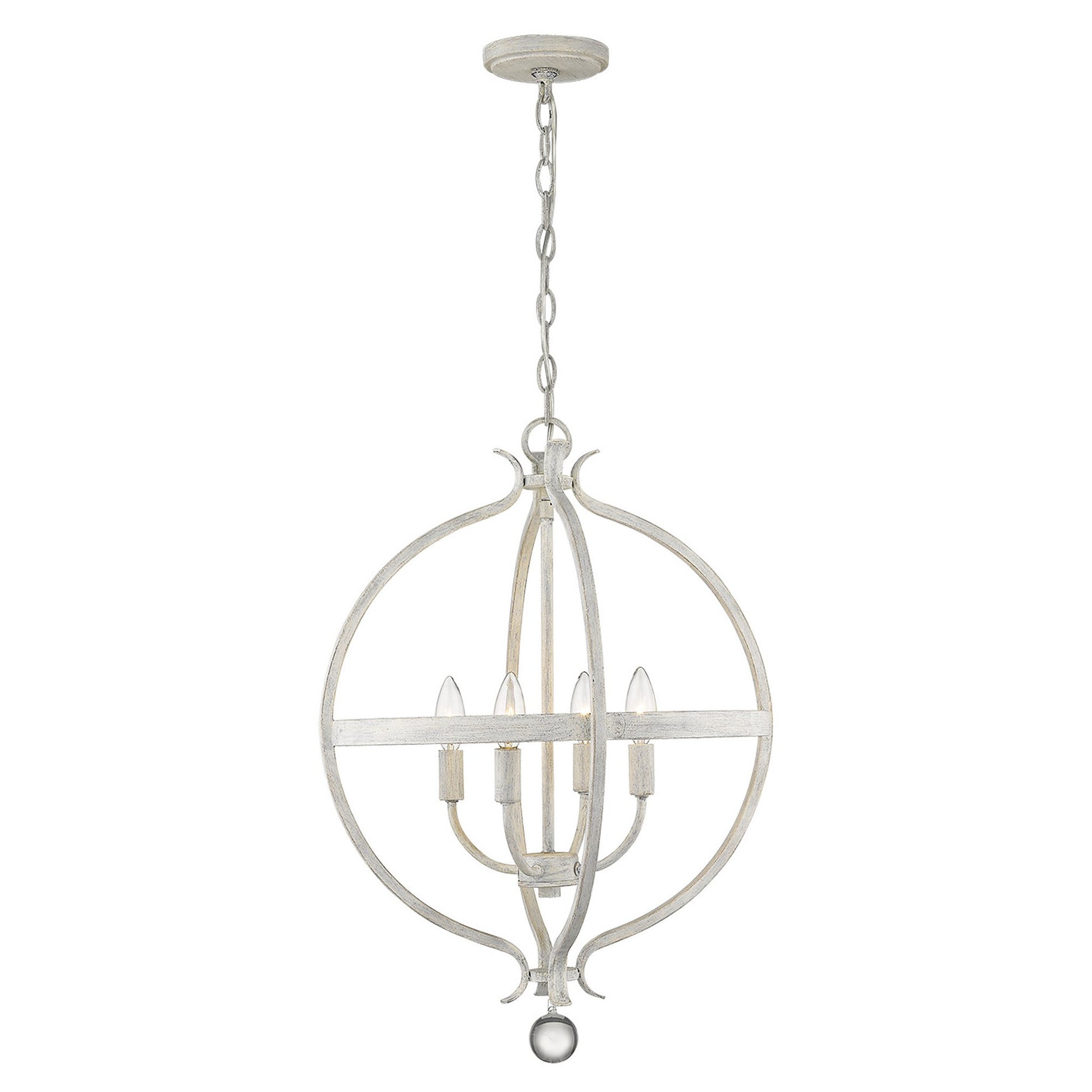 Callie 4-Light Country White Pendant-Pendants-Hanging Lights-DECOROLALA