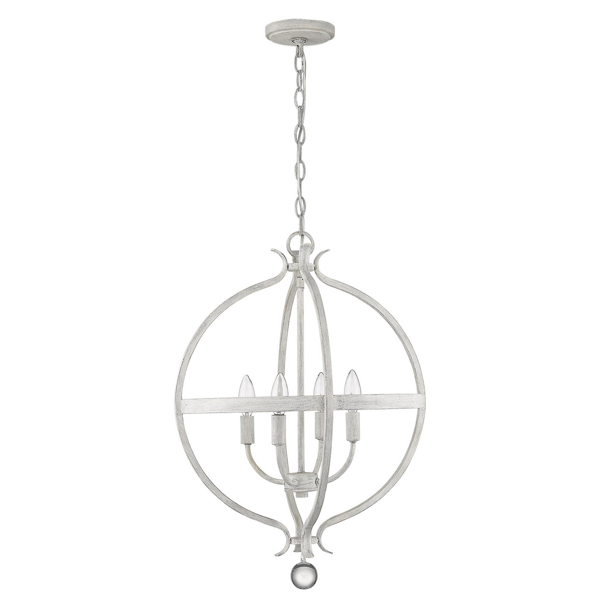 Callie 4-Light Country White Pendant-Pendants-Hanging Lights-DECOROLALA