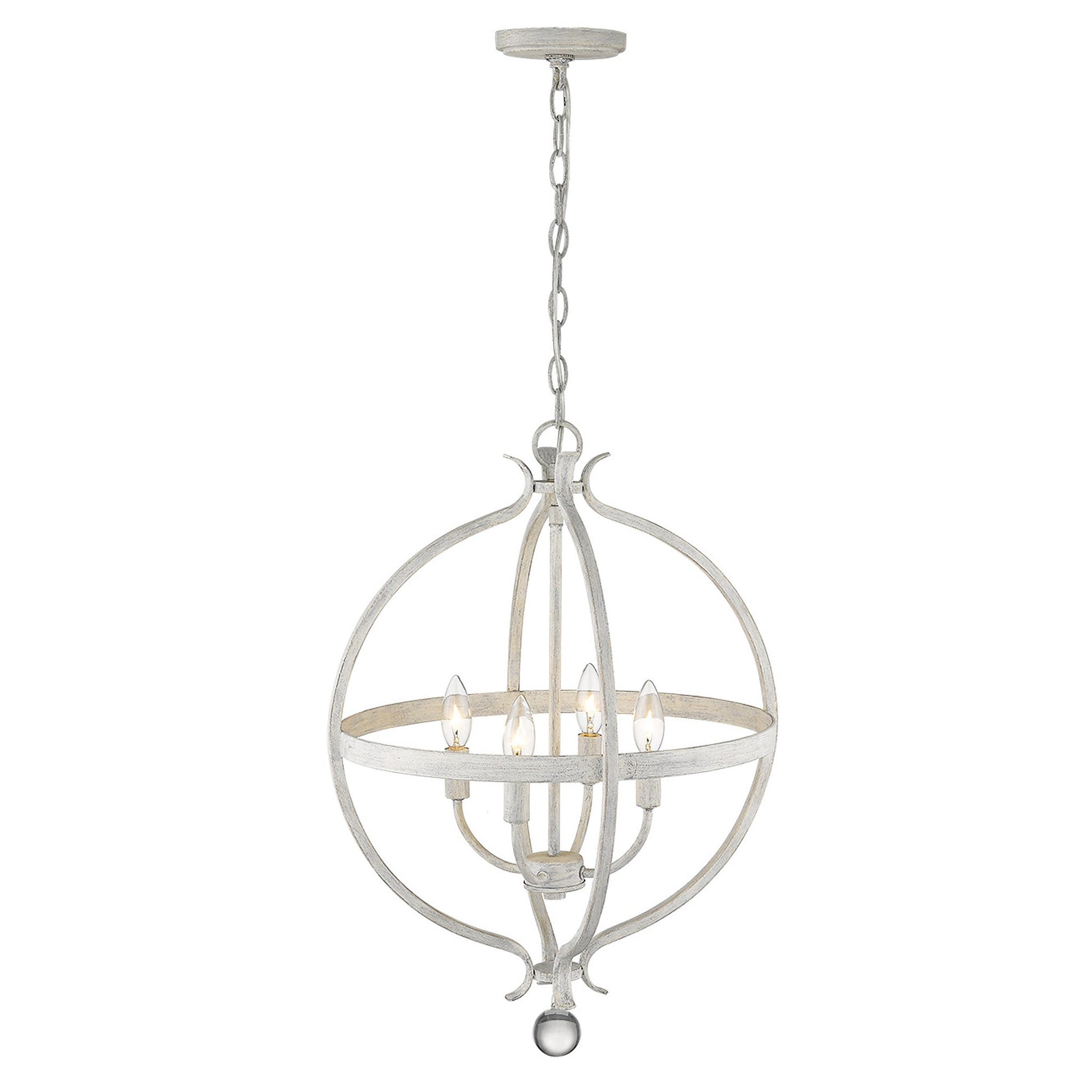 Callie 4-Light Country White Pendant-Pendants-Hanging Lights-DECOROLALA