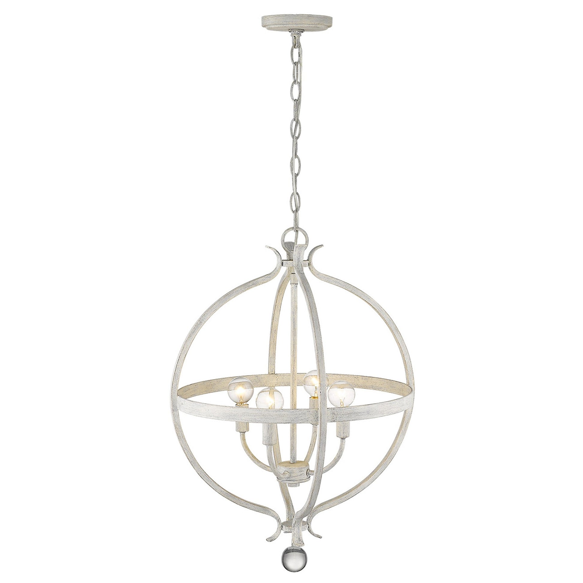 Callie 4-Light Country White Pendant-Pendants-Hanging Lights-DECOROLALA