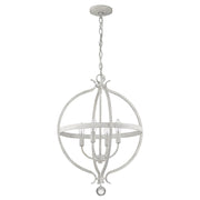 Callie 4-Light Country White Pendant-Pendants-Hanging Lights-DECOROLALA