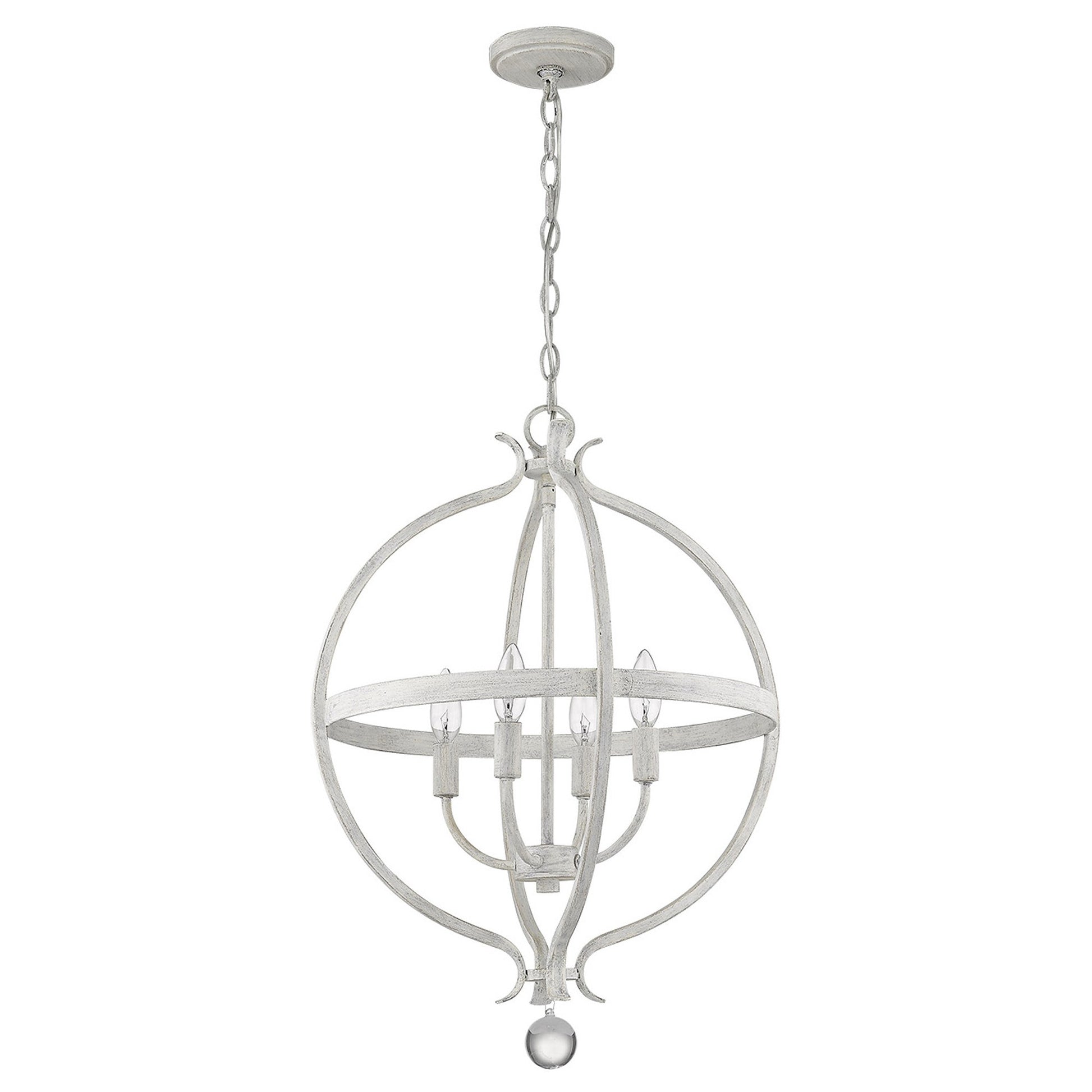 Callie 4-Light Country White Pendant-Pendants-Hanging Lights-DECOROLALA