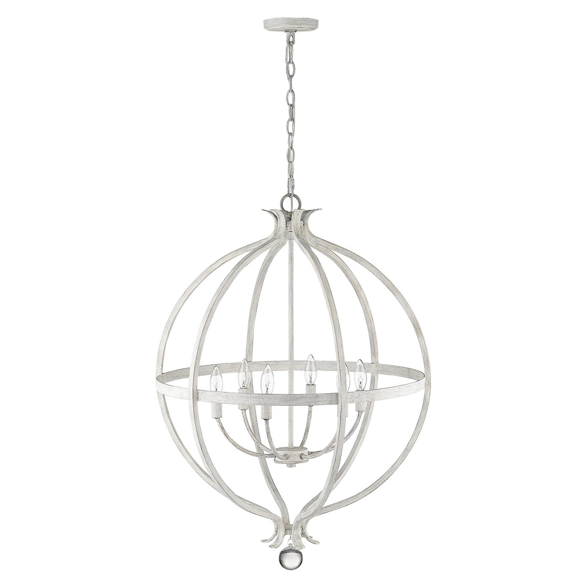 Callie 6-Light Country White Pendant-Pendants-Hanging Lights-DECOROLALA