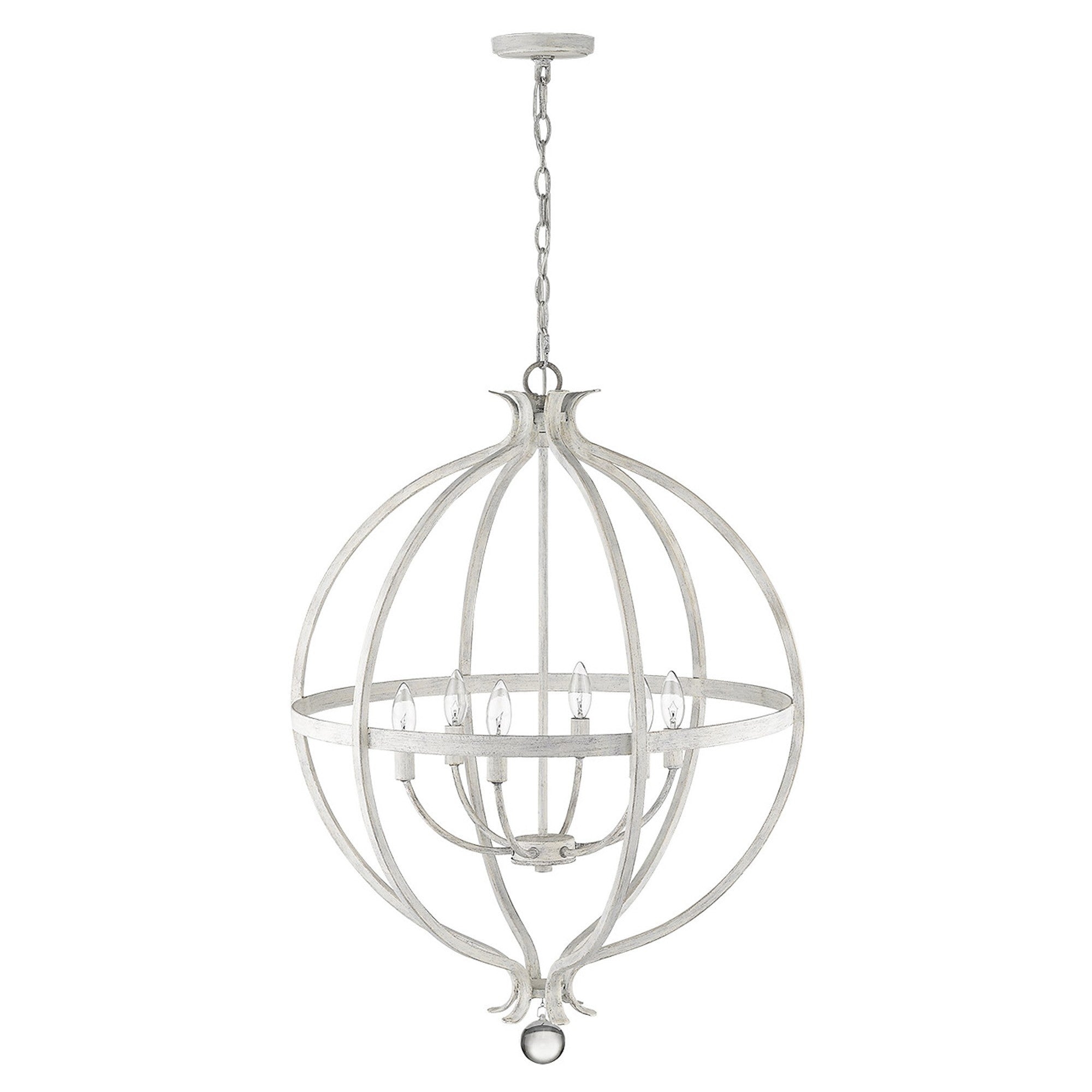 Callie 6-Light Country White Pendant-Pendants-Hanging Lights-DECOROLALA