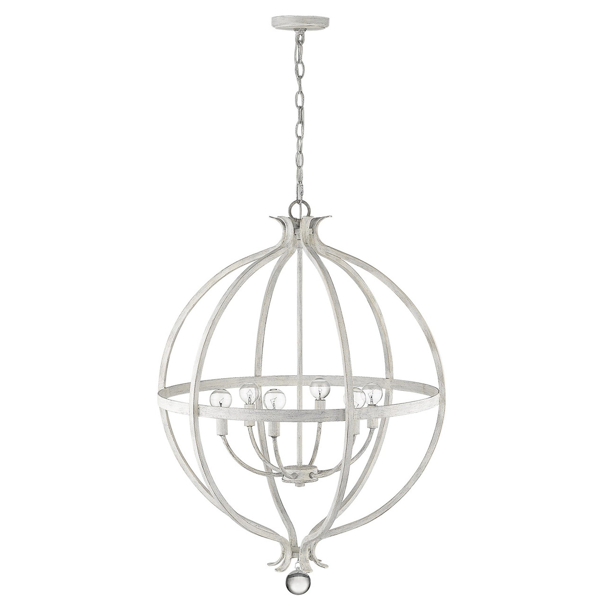Callie 6-Light Country White Pendant-Pendants-Hanging Lights-DECOROLALA