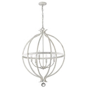 Callie 6-Light Country White Pendant-Pendants-Hanging Lights-DECOROLALA