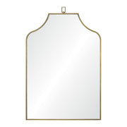 Calliope 45" Tall Irregular Wall Mirror, Yellow-Mirror-DECOROLALA