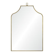 Calliope 45" Tall Irregular Wall Mirror, Yellow-Mirrors-DECOROLALA