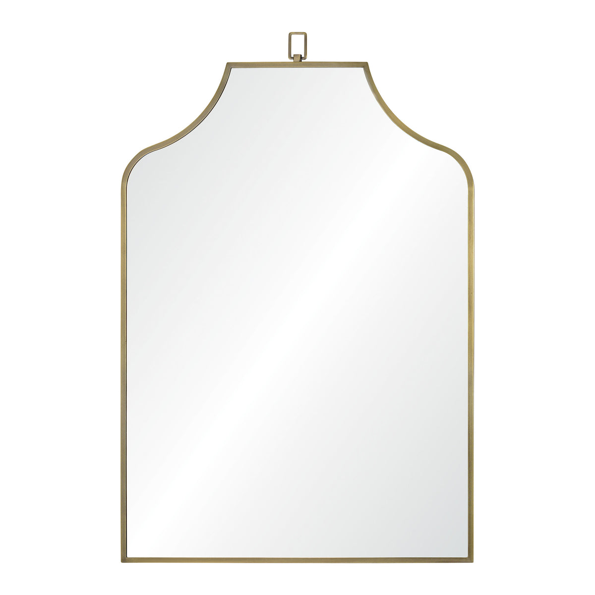 Calliope 45" Tall Irregular Wall Mirror, Yellow-Mirrors-DECOROLALA