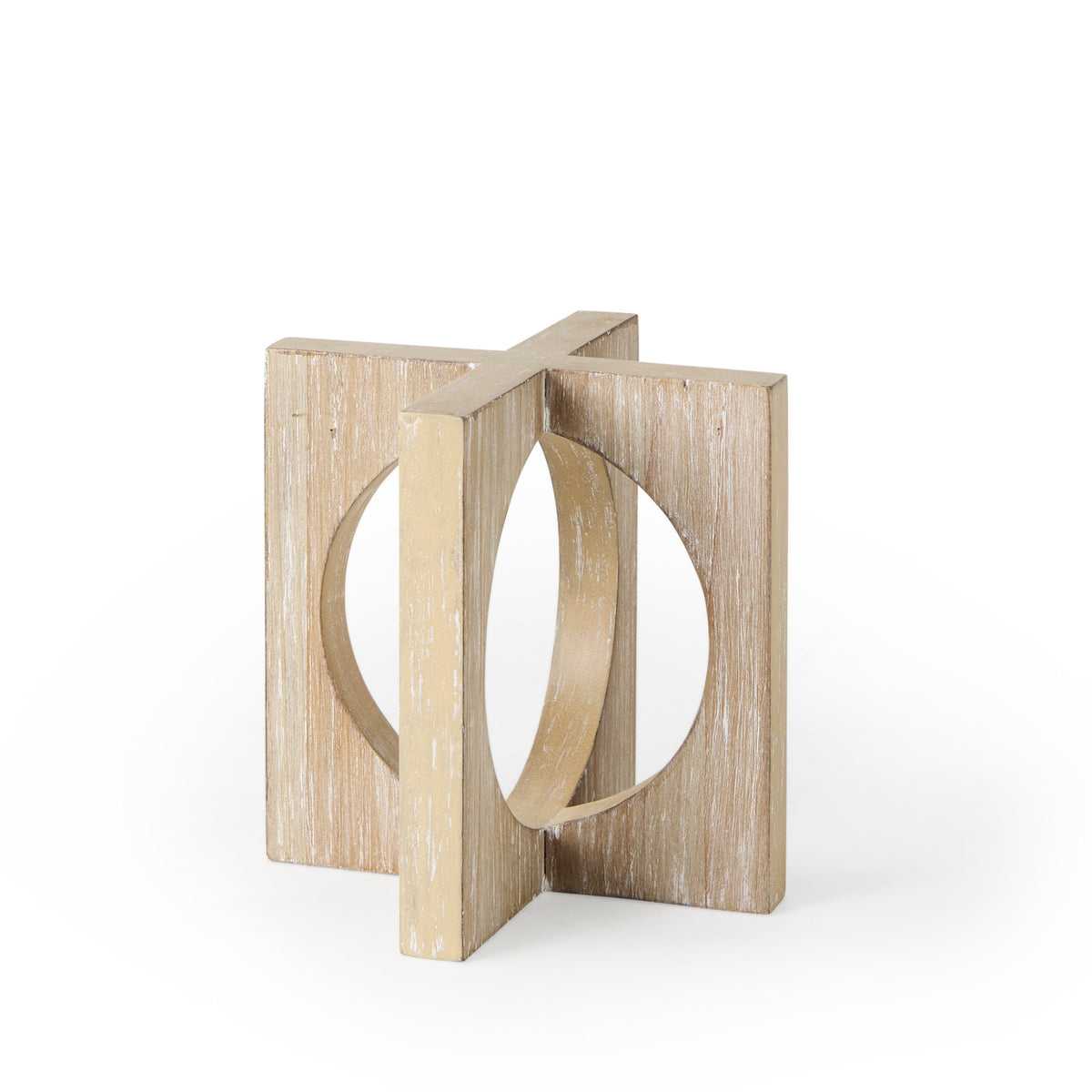 Cambie 5.7L x 5.7W x 5.7H Light Brown Wood Small Decorative Object-Objects-DECOROLALA
