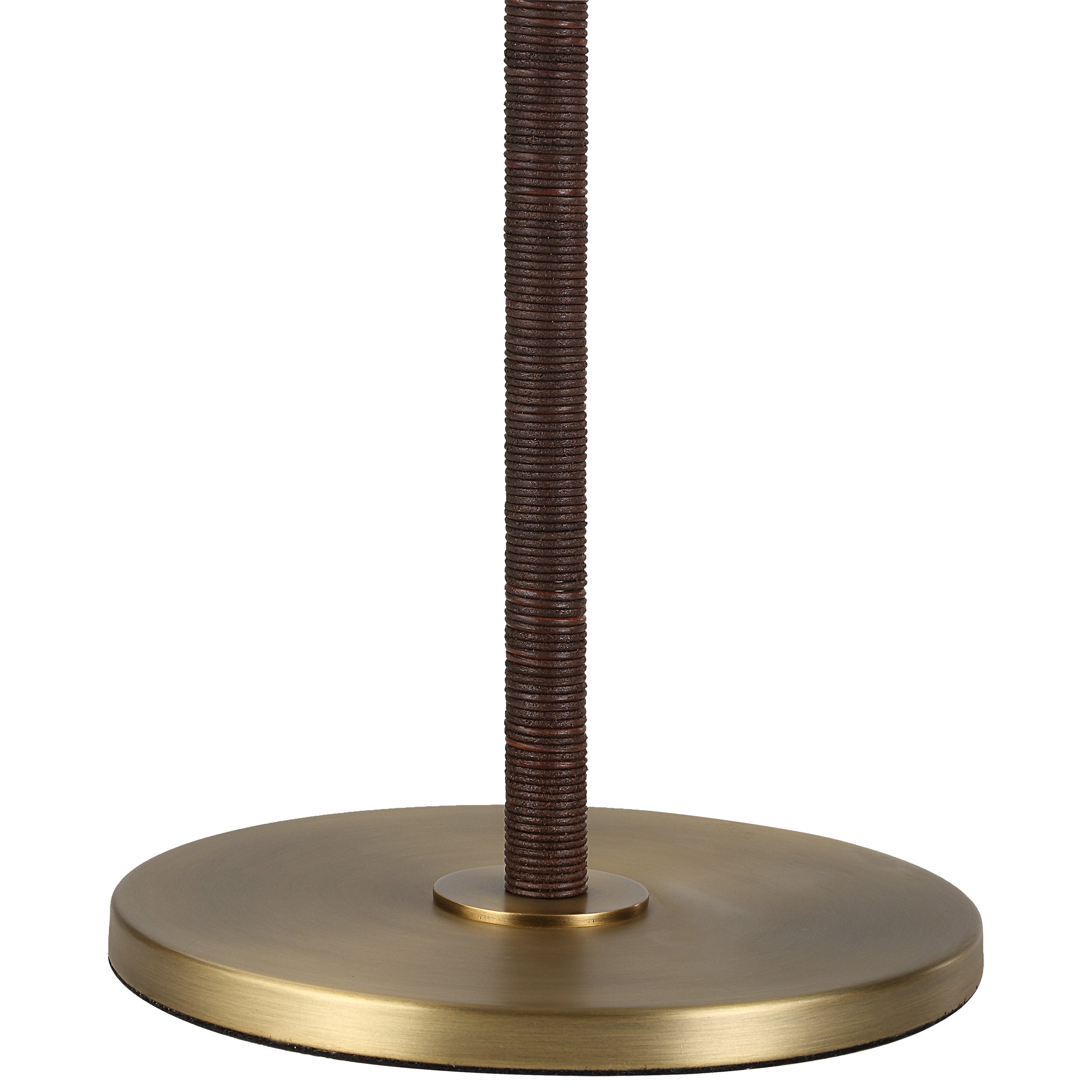 Camelia 27" Table Lamp, Brass & Ivory-Table Lamp-DECOROLALA