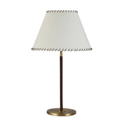 Camelia 27" Table Lamp, Brass & Ivory-Table Lamp-DECOROLALA