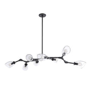 Camino 7.75" Length Ceiling Fixture, BLACK-Ceiling Fixture-DECOROLALA
