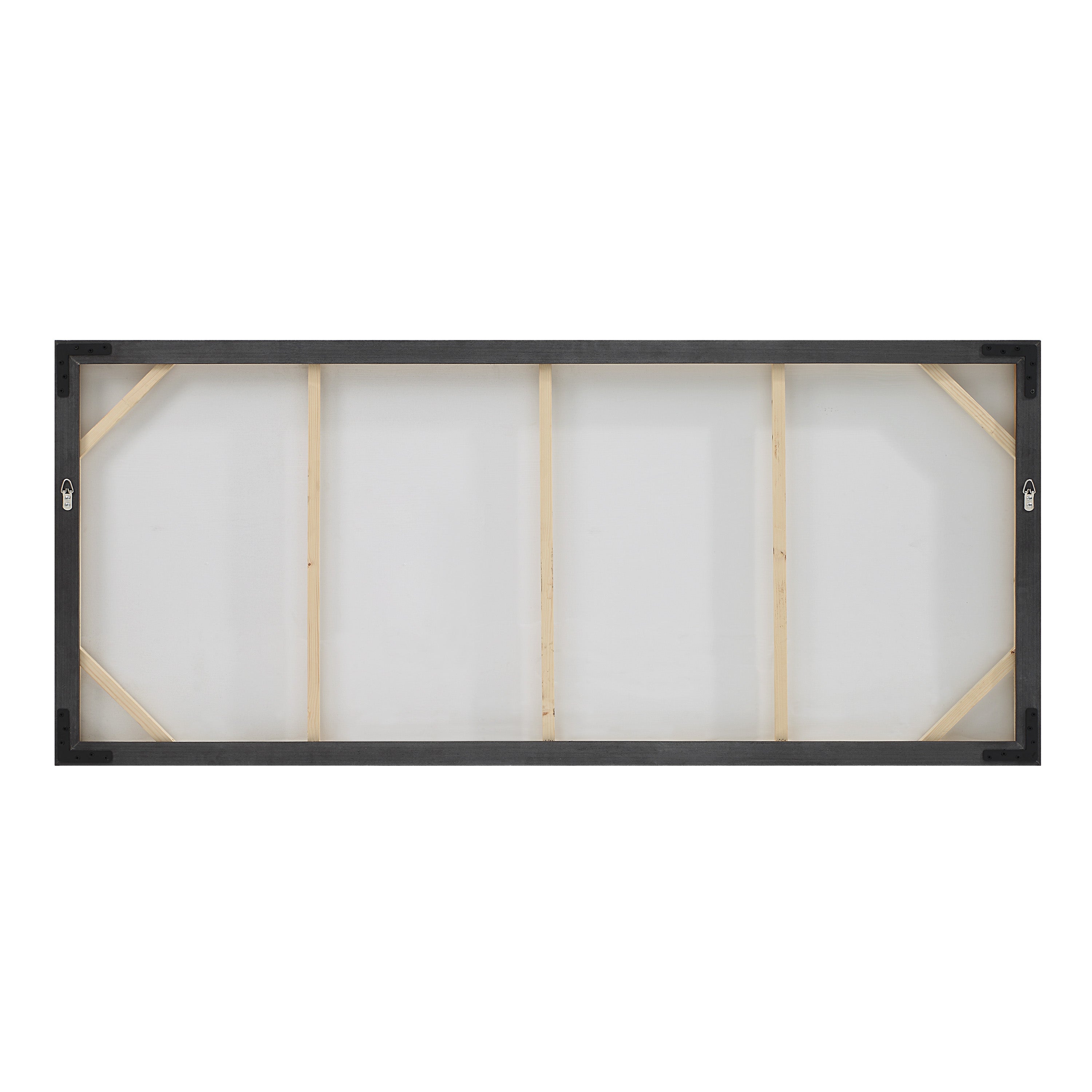 Campania 70" Wide Canvas Art, White, Grey, Beige-Canvas Art-DECOROLALA