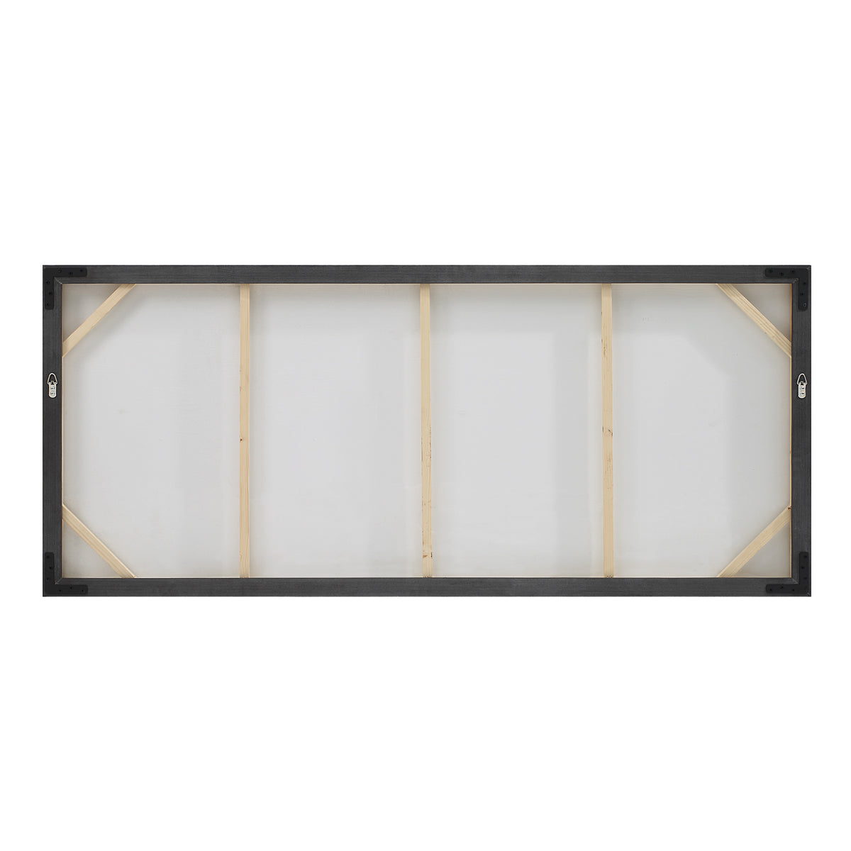 Campania 70" Wide Canvas Art, White, Grey, Beige-Canvas Prints-DECOROLALA