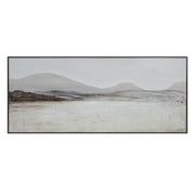 Campania 70" Wide Canvas Art, White, Grey, Beige-Canvas Prints-DECOROLALA