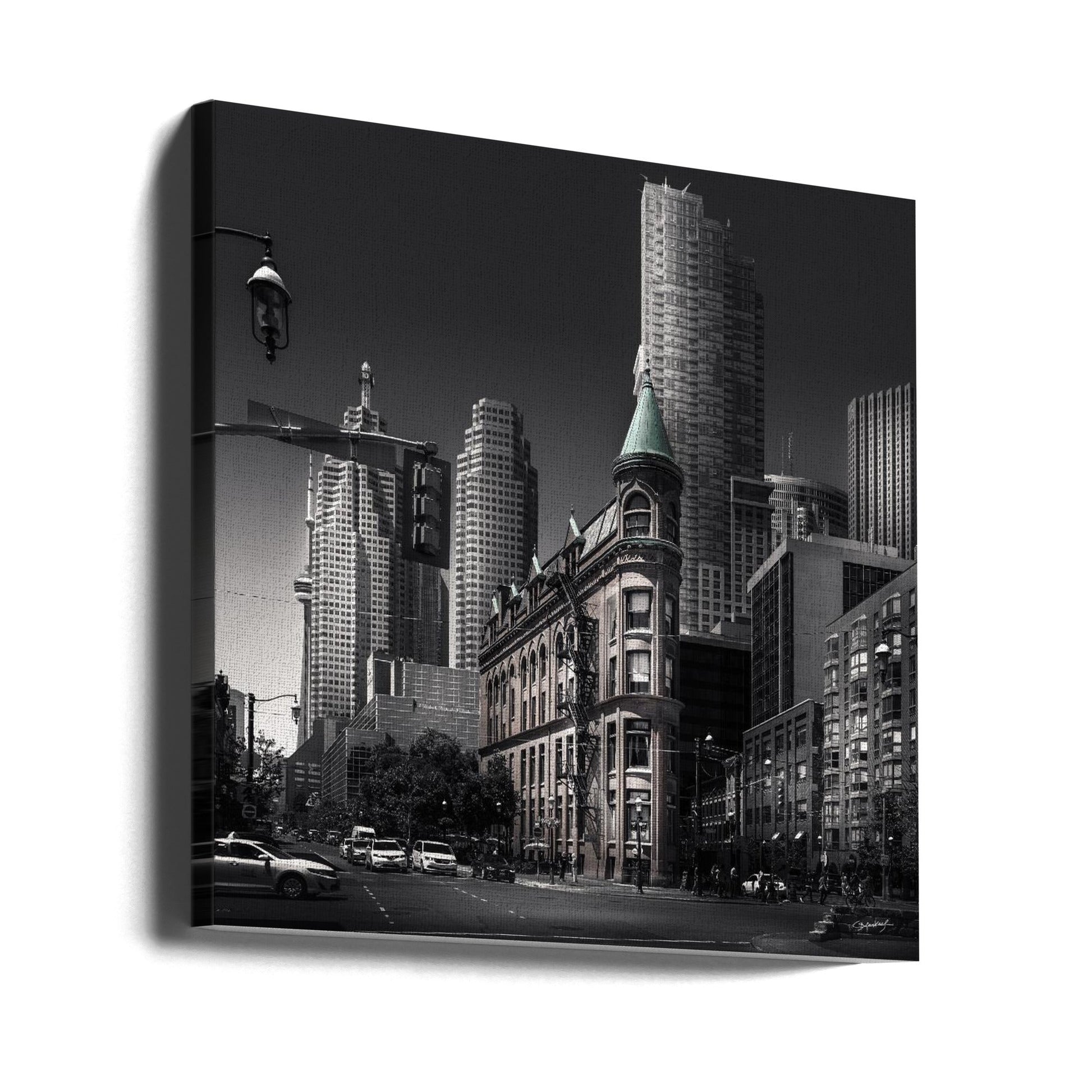Canadian Flatiron Canvas Print-Canvas Print-DECOROLALA