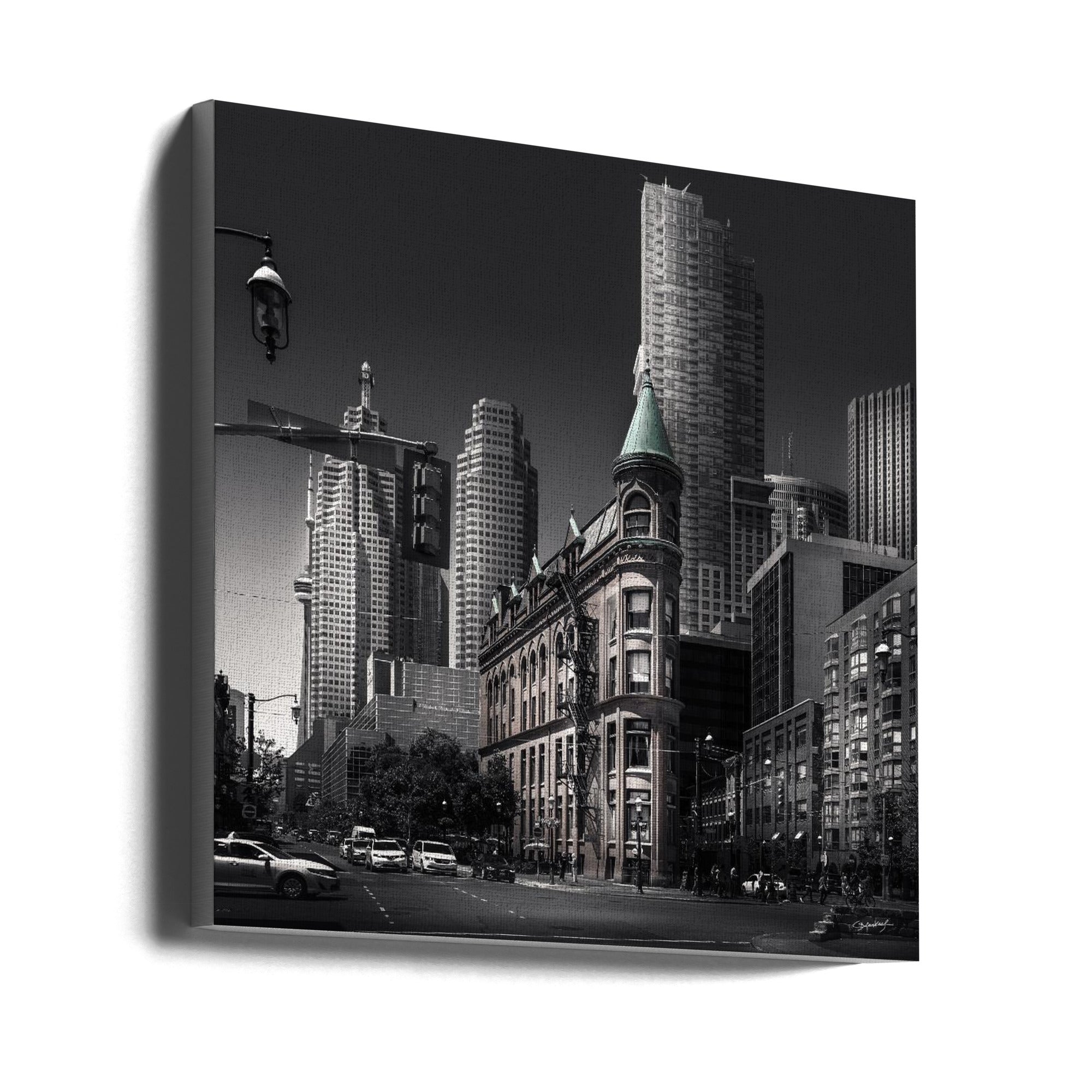 Canadian Flatiron Canvas Print-Canvas Print-DECOROLALA