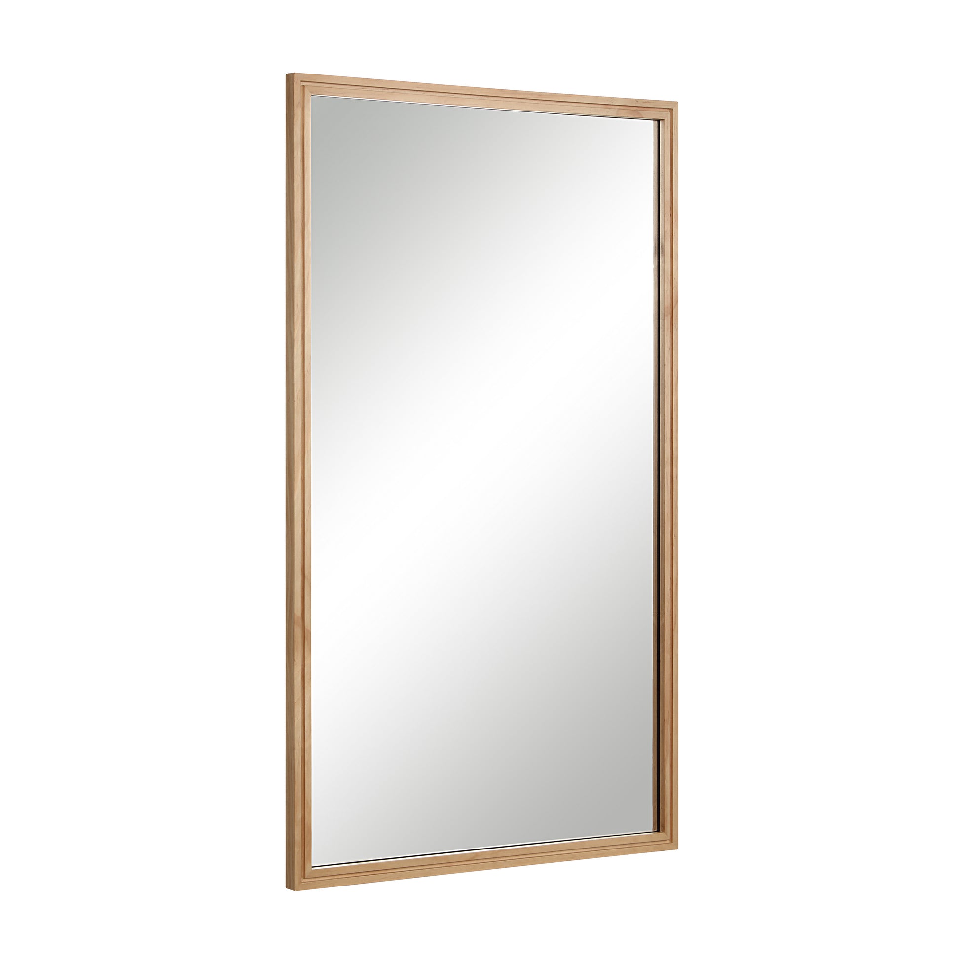 Canas 40" H x 24" W Wall Mirror, Brown-Mirror-DECOROLALA