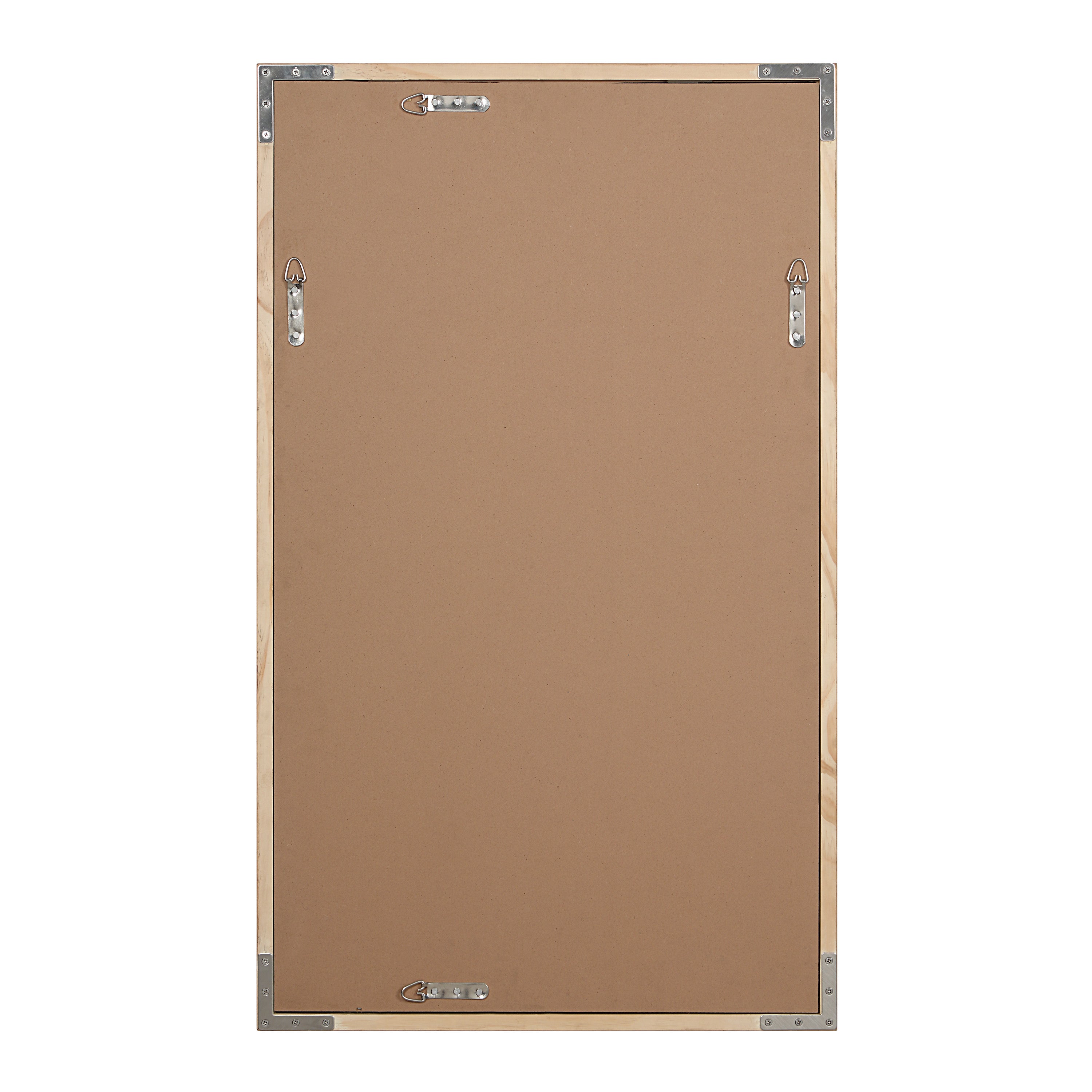 Canas 40" H x 24" W Wall Mirror, Brown-Mirror-DECOROLALA