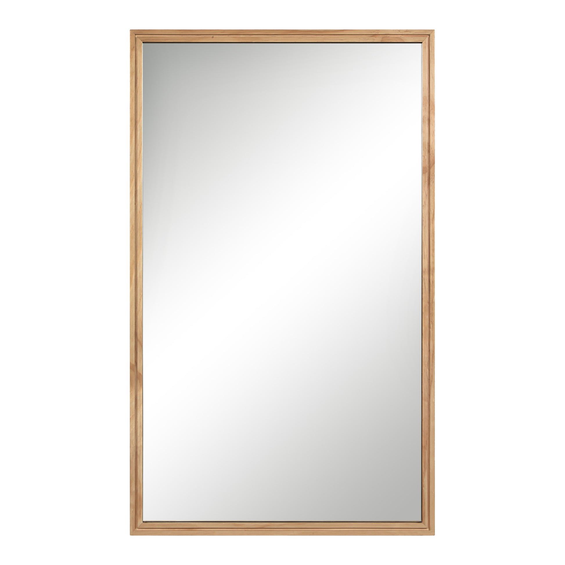 Canas 40" H x 24" W Wall Mirror, Brown-Mirror-DECOROLALA